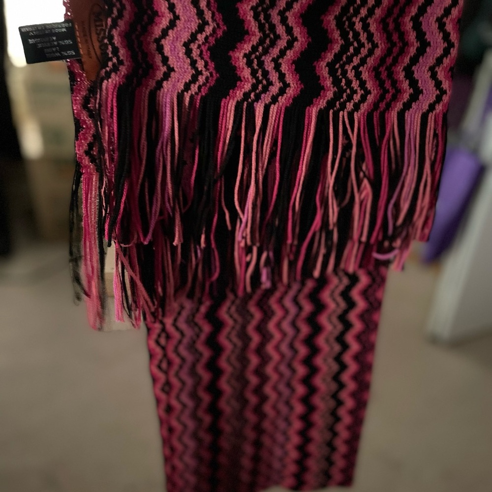 Moschino striped shawl. Used only a few times.